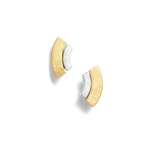 Madewell | Two Toned Crescent Studs